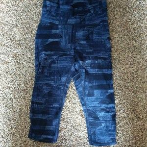 lululemon athletica Blue Patterned Leggings